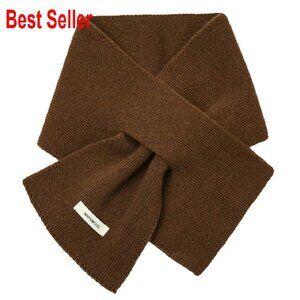 Cashmere Feel Knit Scarf Soft Winter Wrap Classic Elegant Accessory